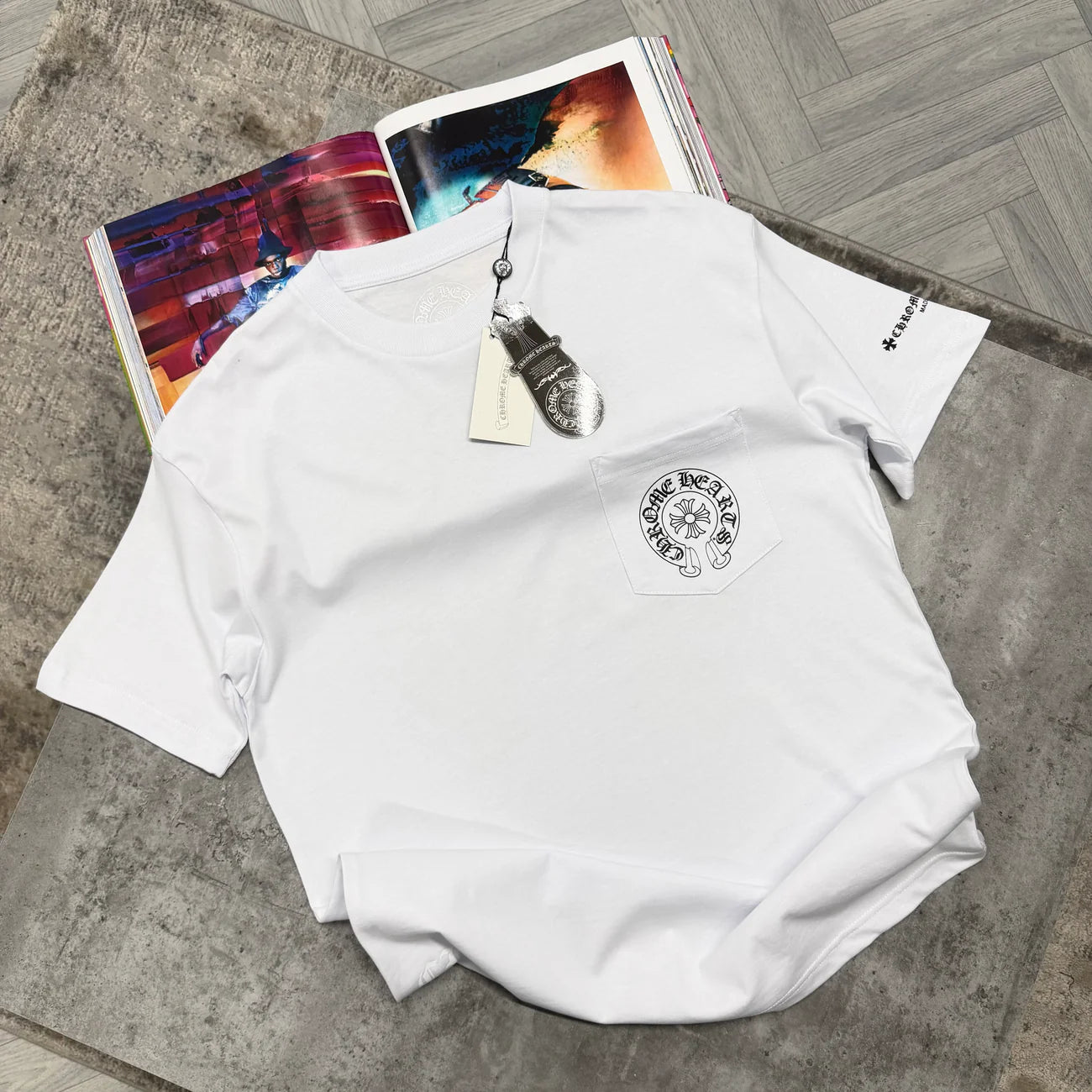 CH POCKET TSHIRT - WHITE