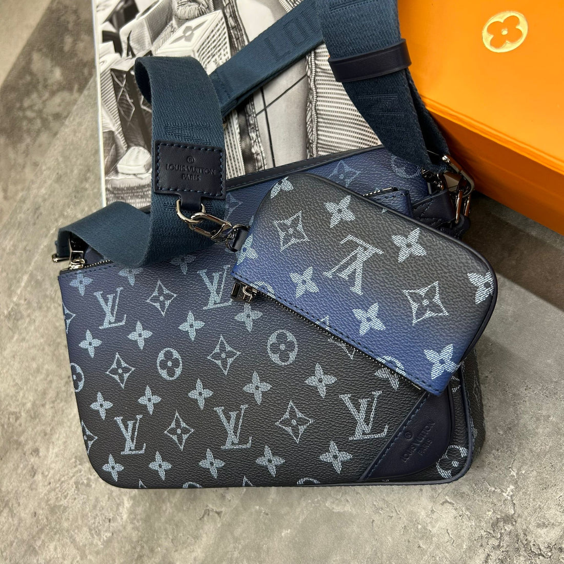 LVE TRIO BAG - BLUE