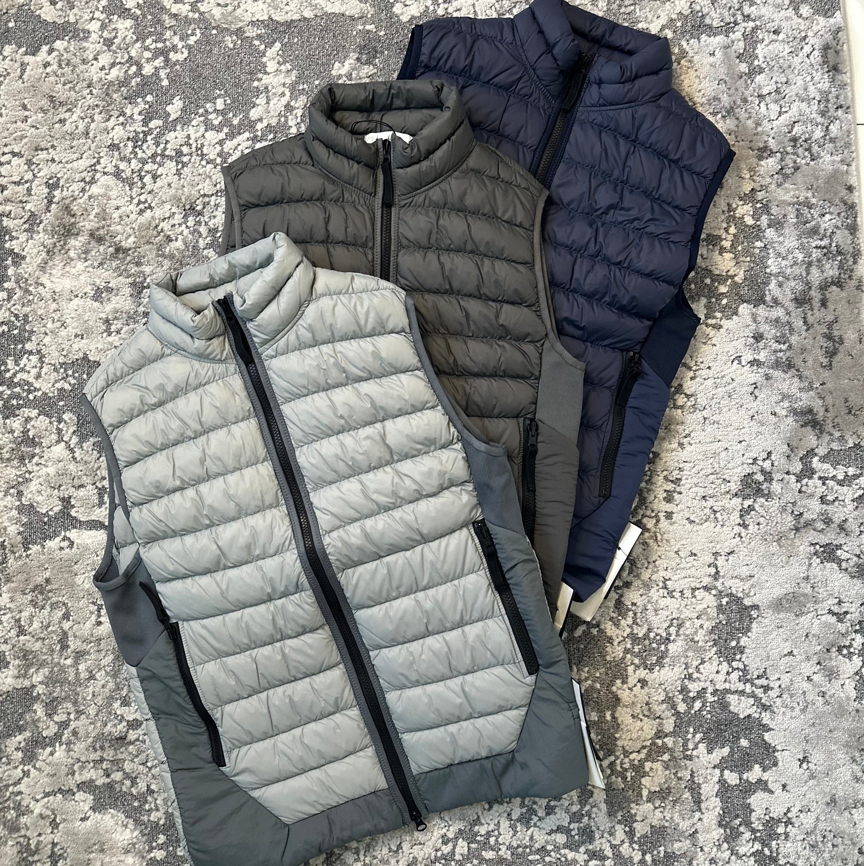 SI MICRO YARN DOWN GILET - NAVY