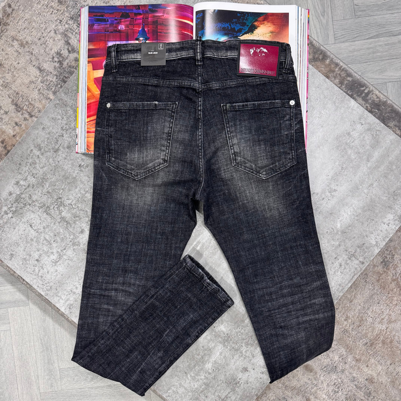 DSQ JEANS - BLACK
