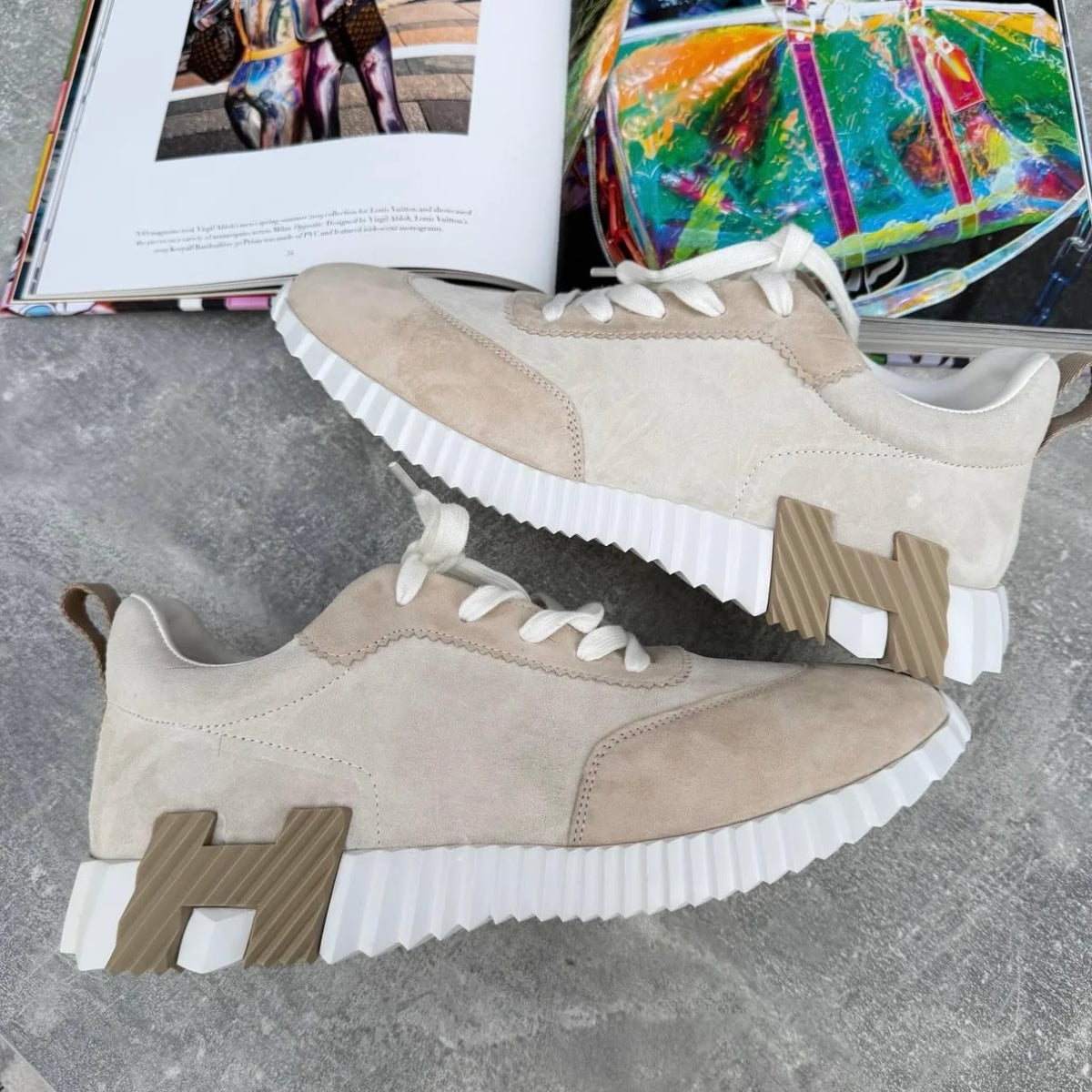 H TRAINER - BEIGE