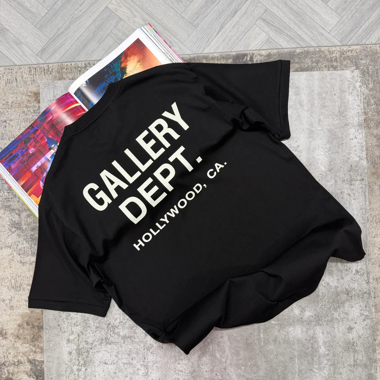 GD HOLLYWOOD TSHIRT - BLACK