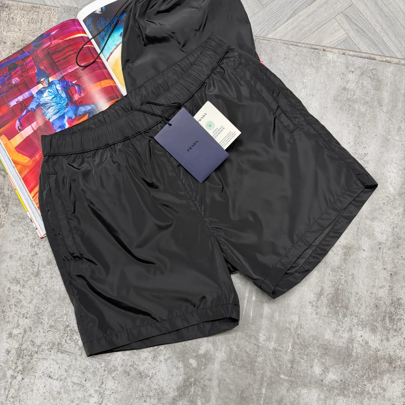 PDA SWIM SHORTS - BLACK