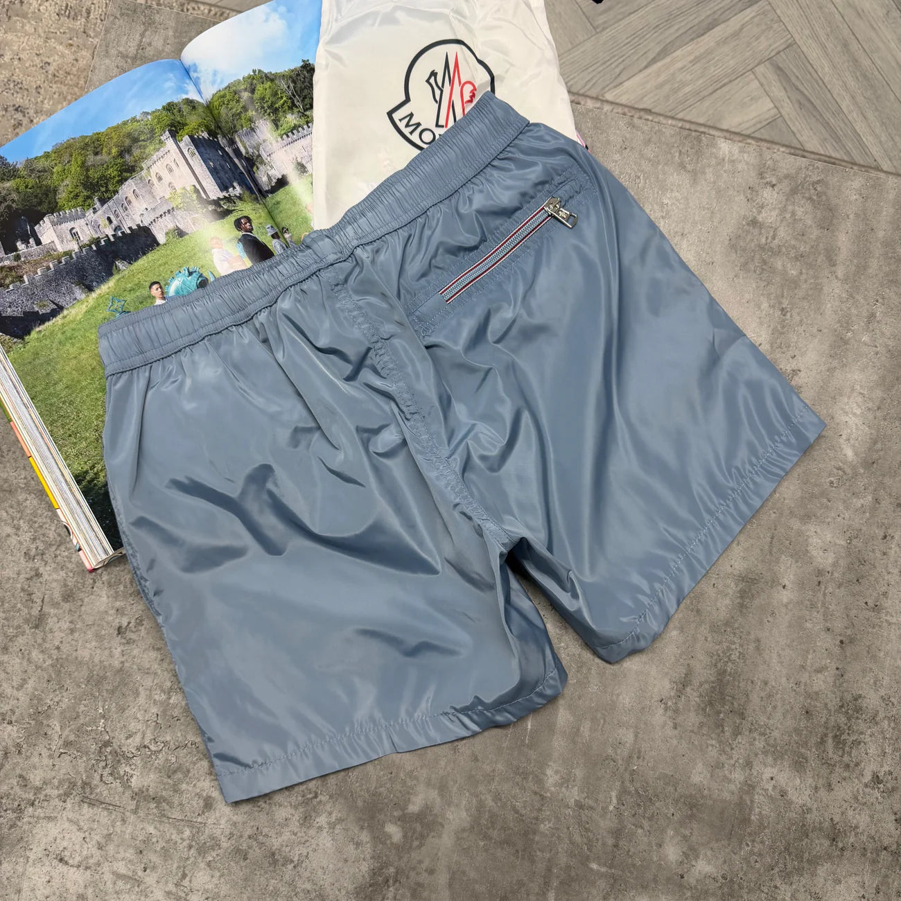 MNCLR BAGGED SWIMS - PALE BLUE