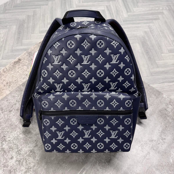 LVE MONOGRAM BACKPACK - NAVY