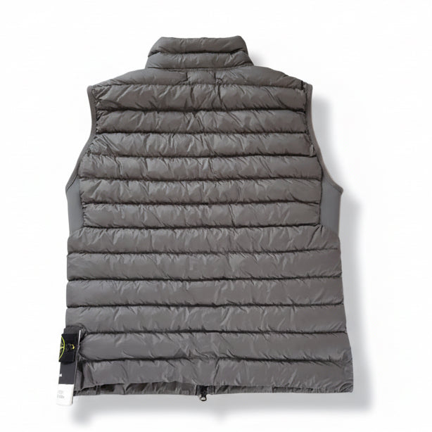 SI MICRO YARN DOWN GILET - DARK GREY