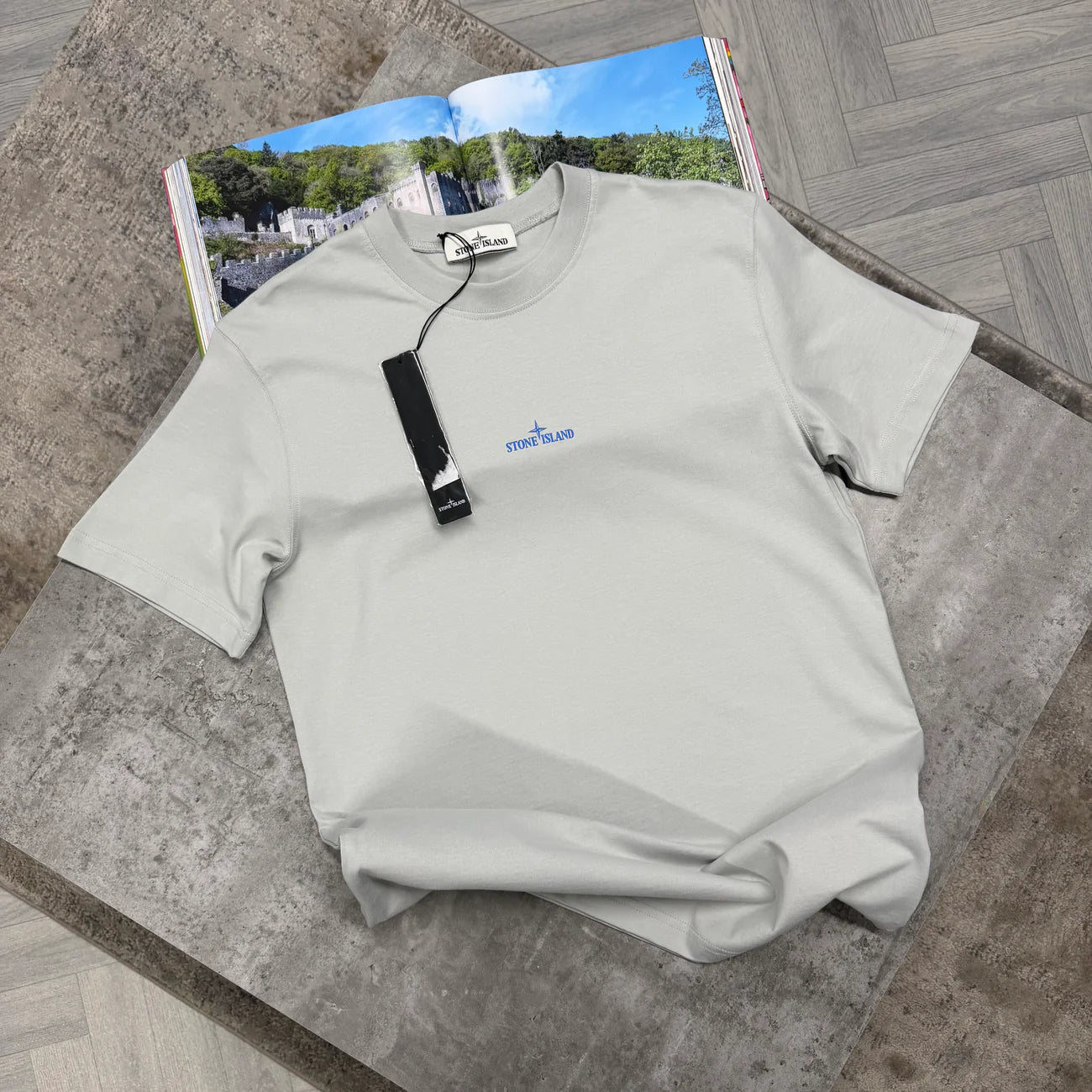SI COMPASS TSHIRT - LIGHT GREY