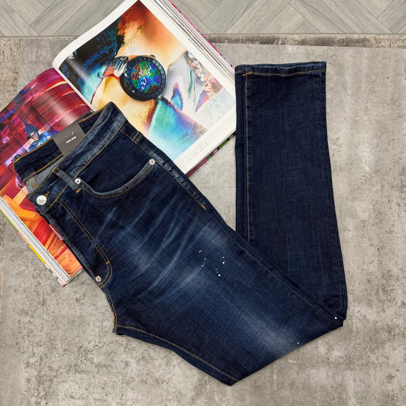 DSQ JEANS - BLUE