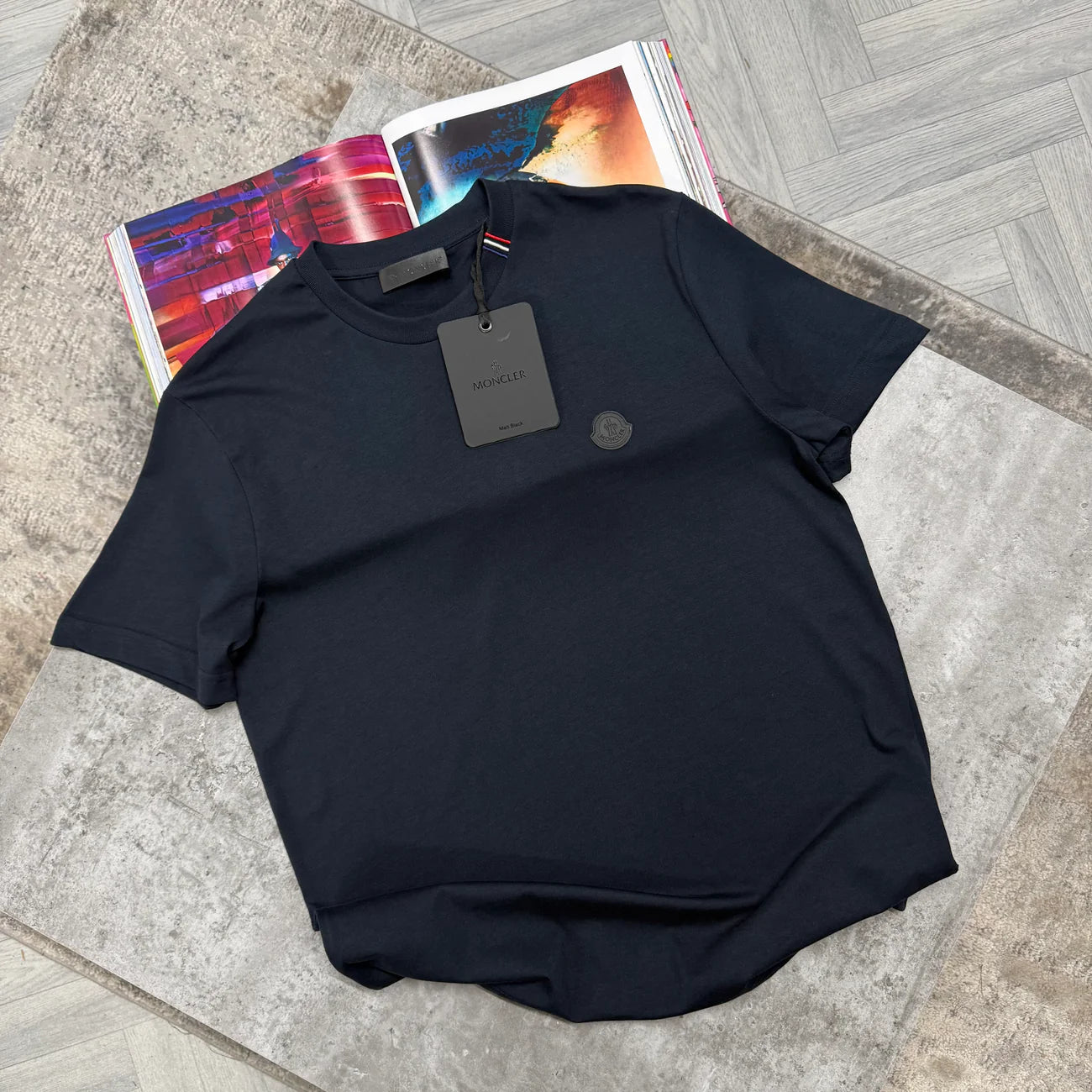 MNCLR BLACK BADGE TSHIRT - NAVY
