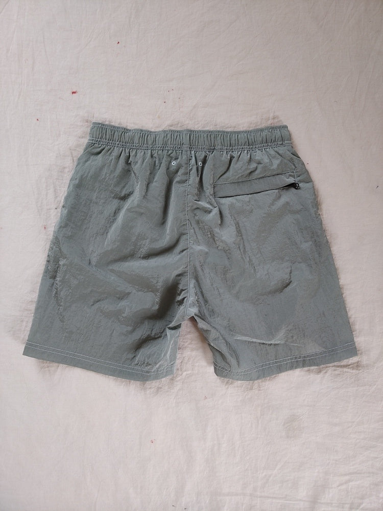SI SWIM SHORTS - GREY / SKY BLUE