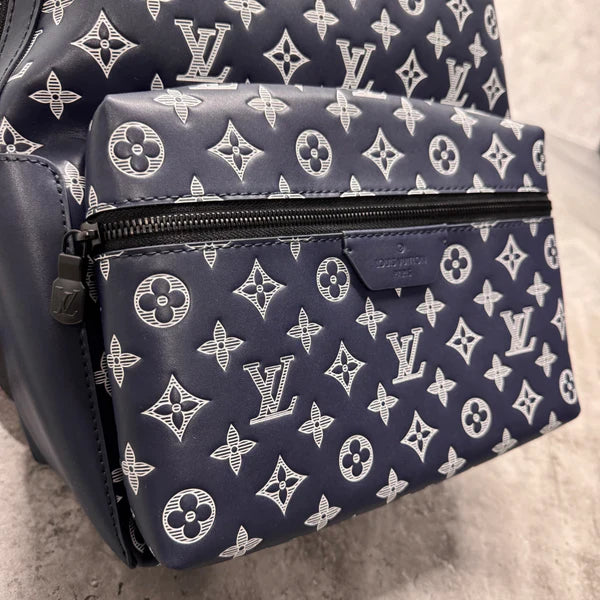 LVE MONOGRAM BACKPACK - NAVY