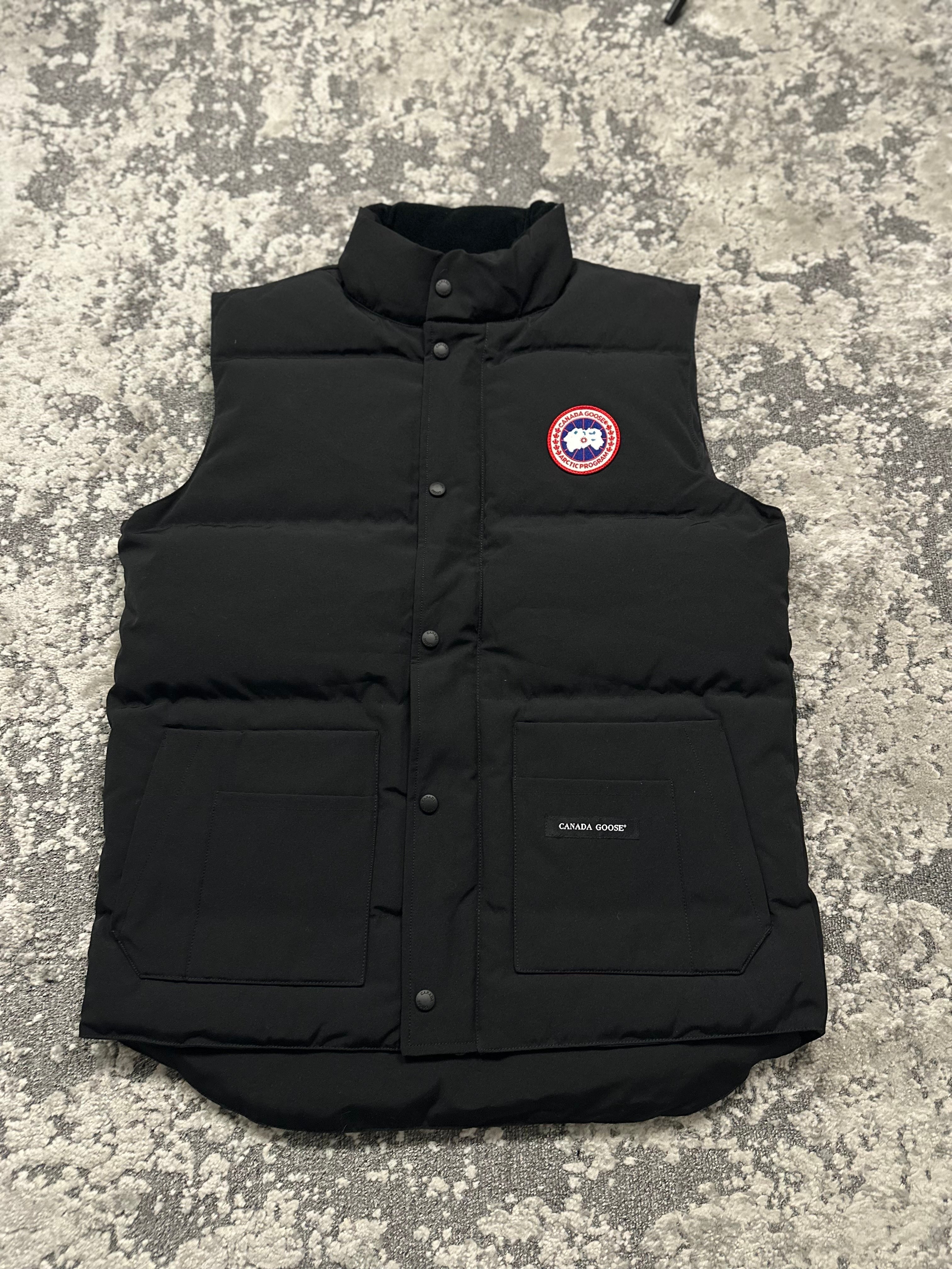 CG FREESTYLE CREW GILET - BLACK