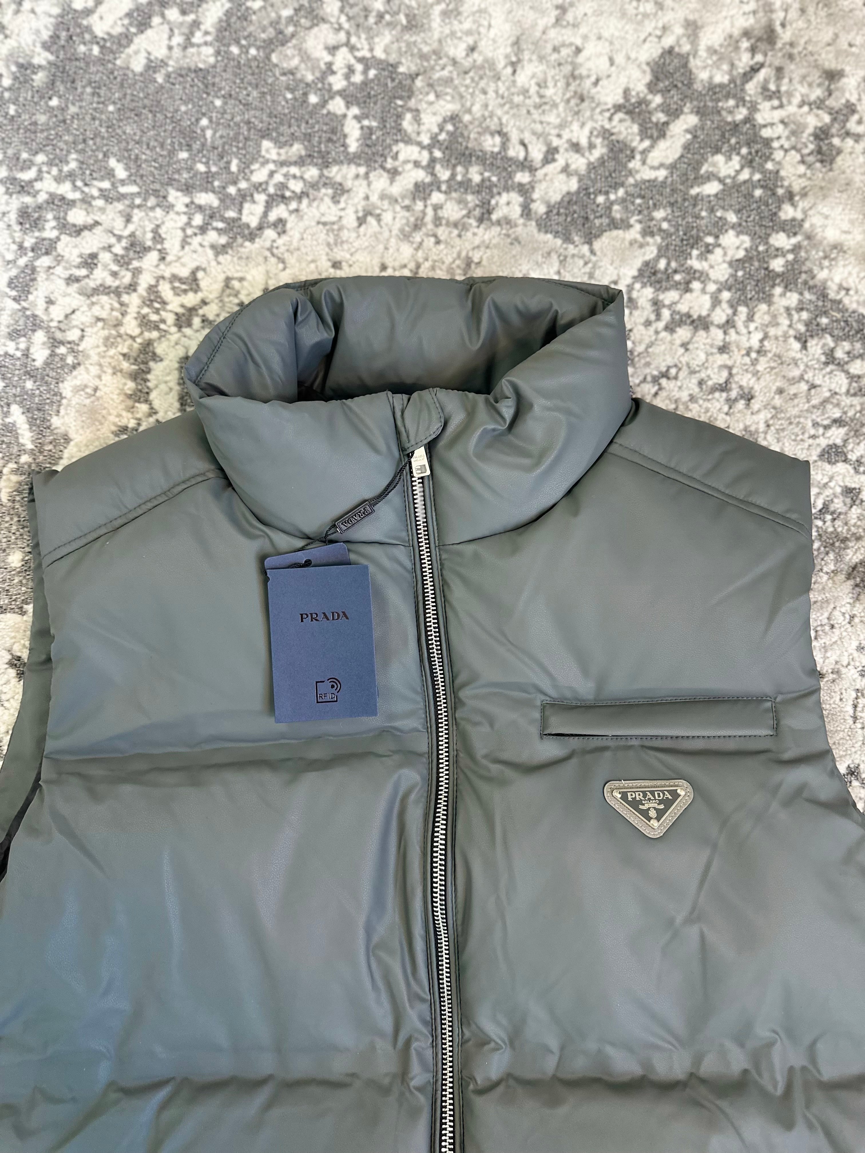 PDA PADDED GILET - GREY