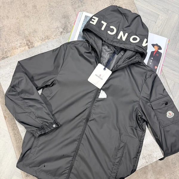MNCLR SASSIERE HOODED JACKET - BLACK