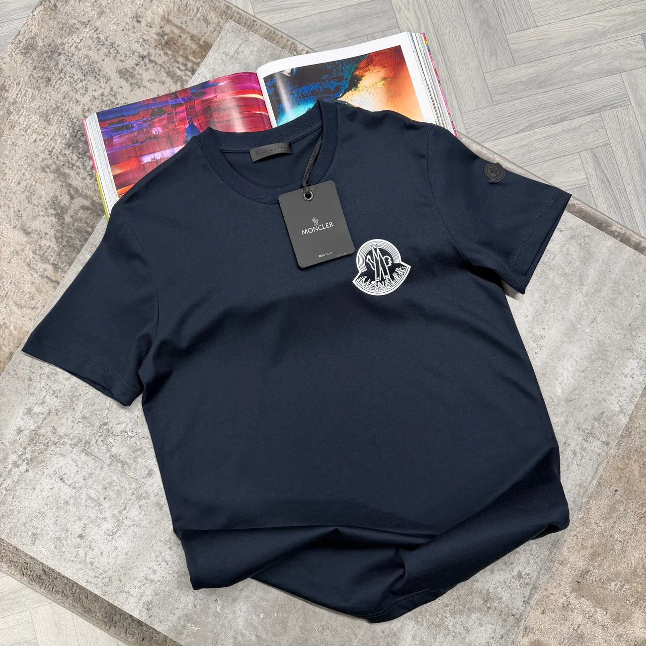 MNCLR COTTON TSHIRT - NAVY