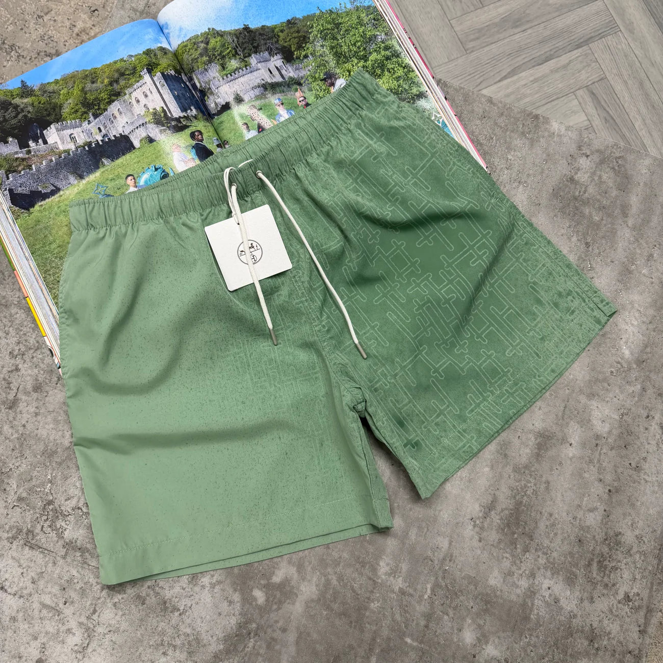 H SWIM SHORTS - GREEN