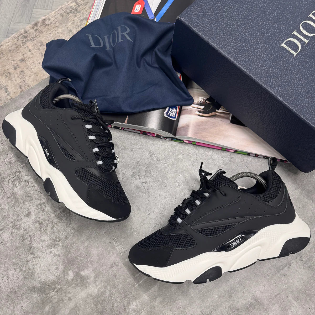 (PRE ORDER) B22 TRAINER - BLACK / WHITE