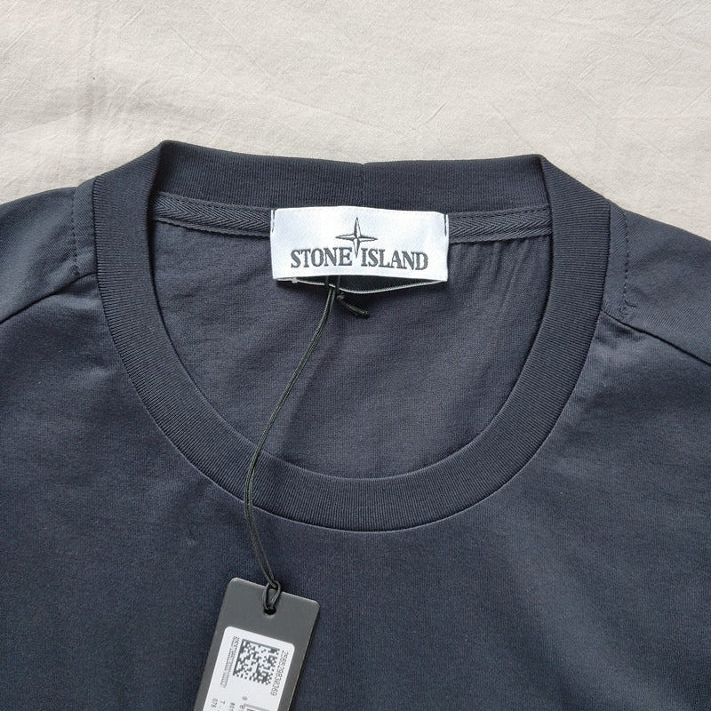 SI LOGO COTTON TSHIRT - DARK BLUE