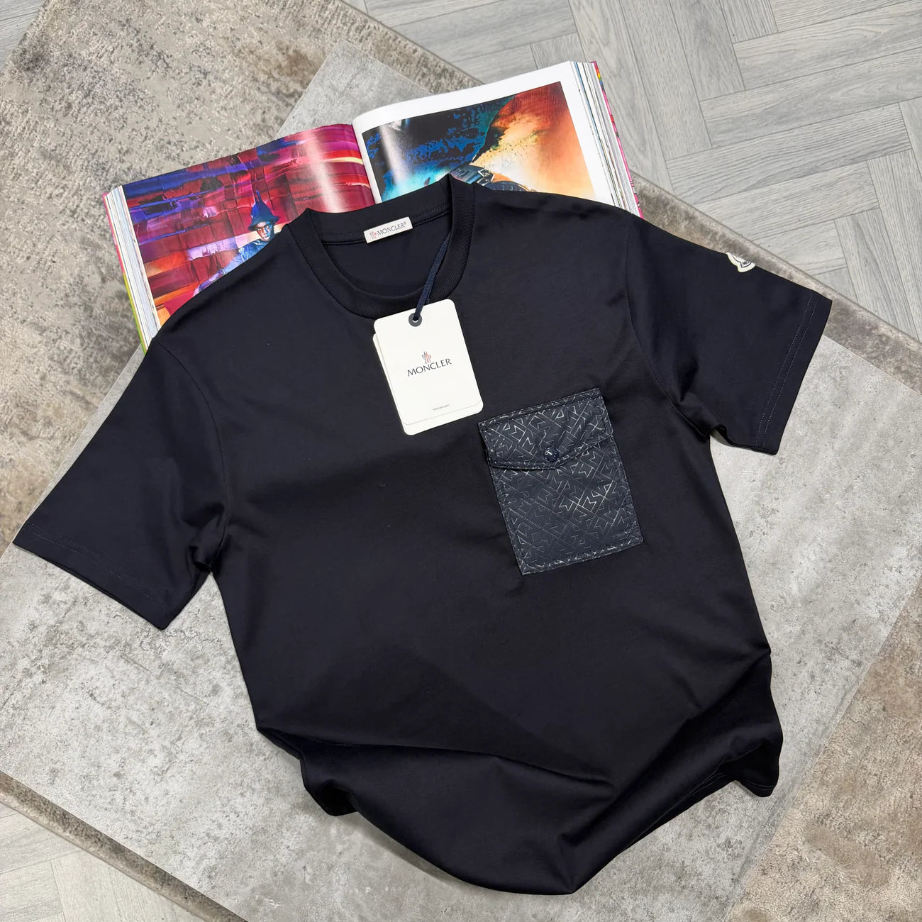 MNCLR POCKET TSHIRT - NAVY
