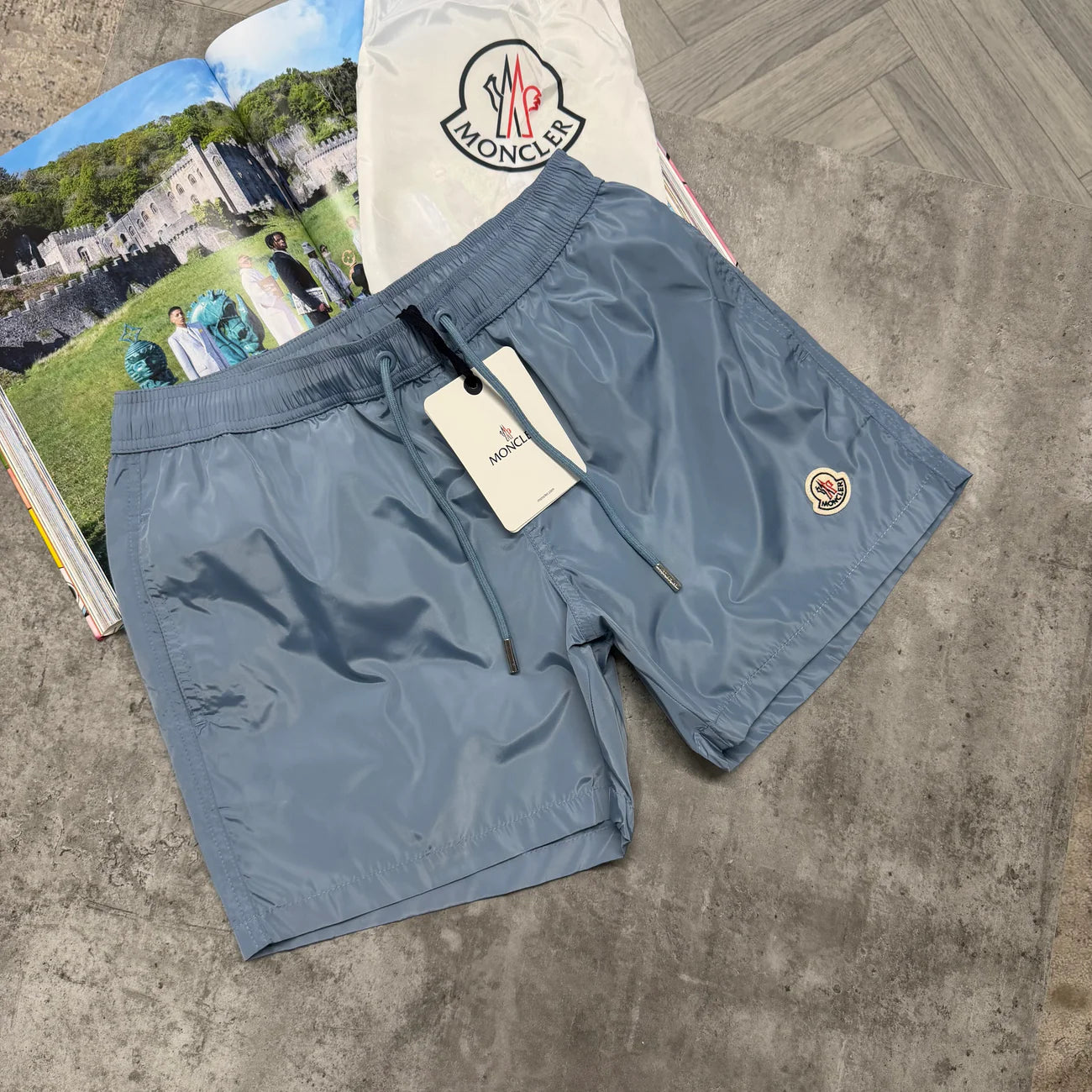 MNCLR BAGGED SWIMS - PALE BLUE
