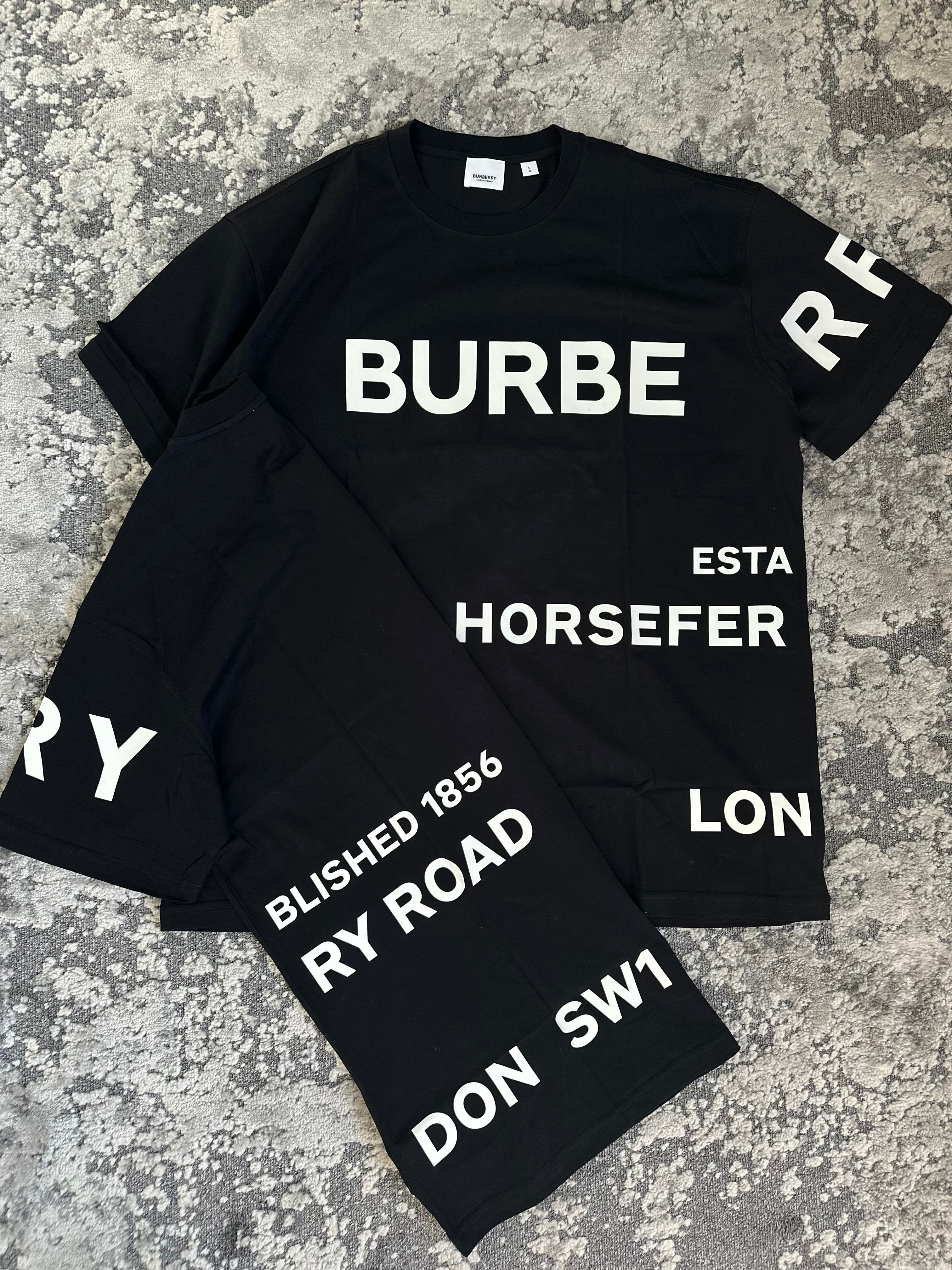 BBR HORSEFERRY T SHIRT - BLACK