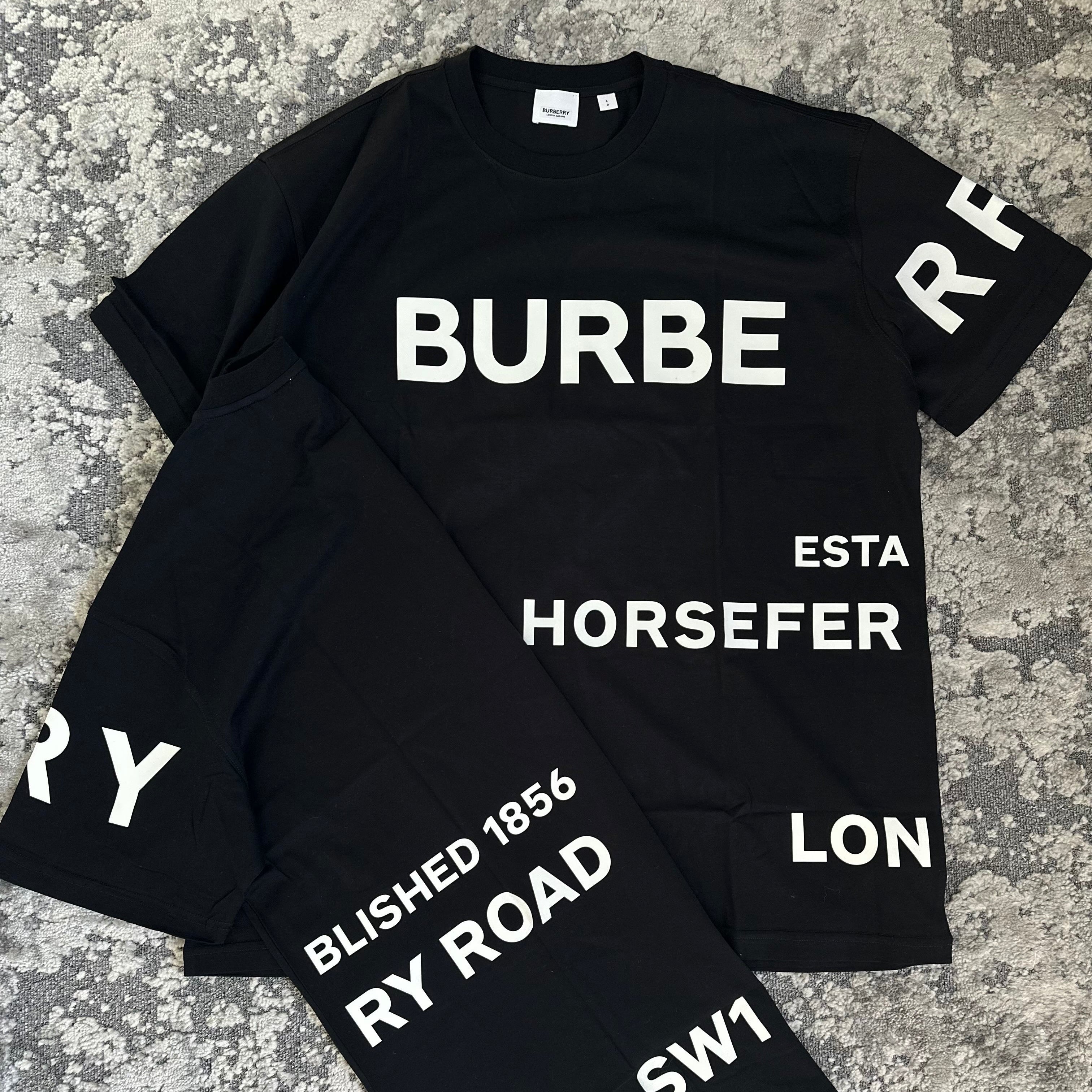 BBR HORSEFERRY T SHIRT - BLACK
