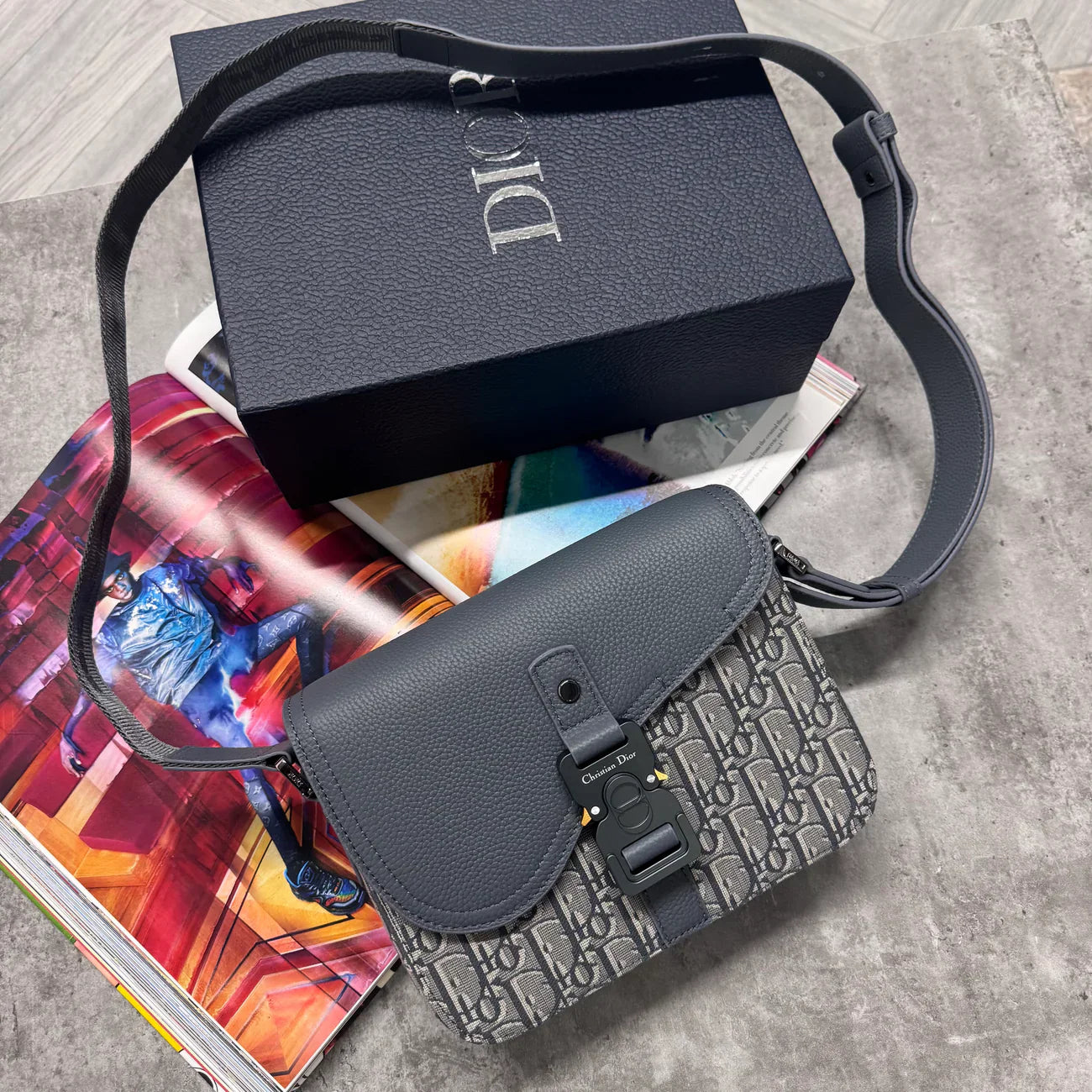 CD SADDLE BAG - GREY