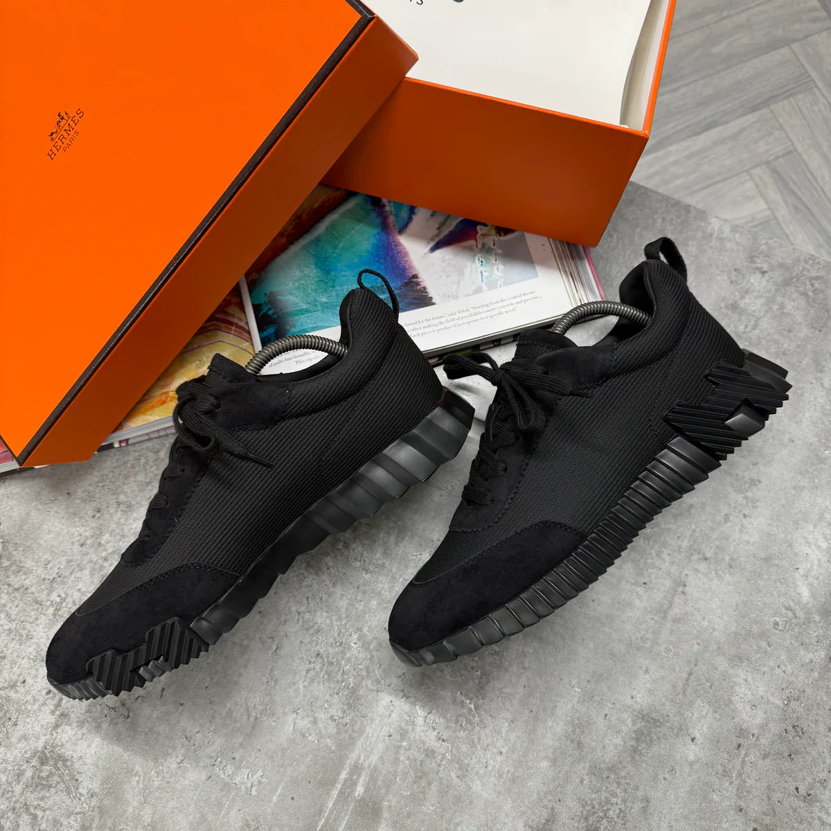 (PRE ORDER) H TRAINERS - BLACK