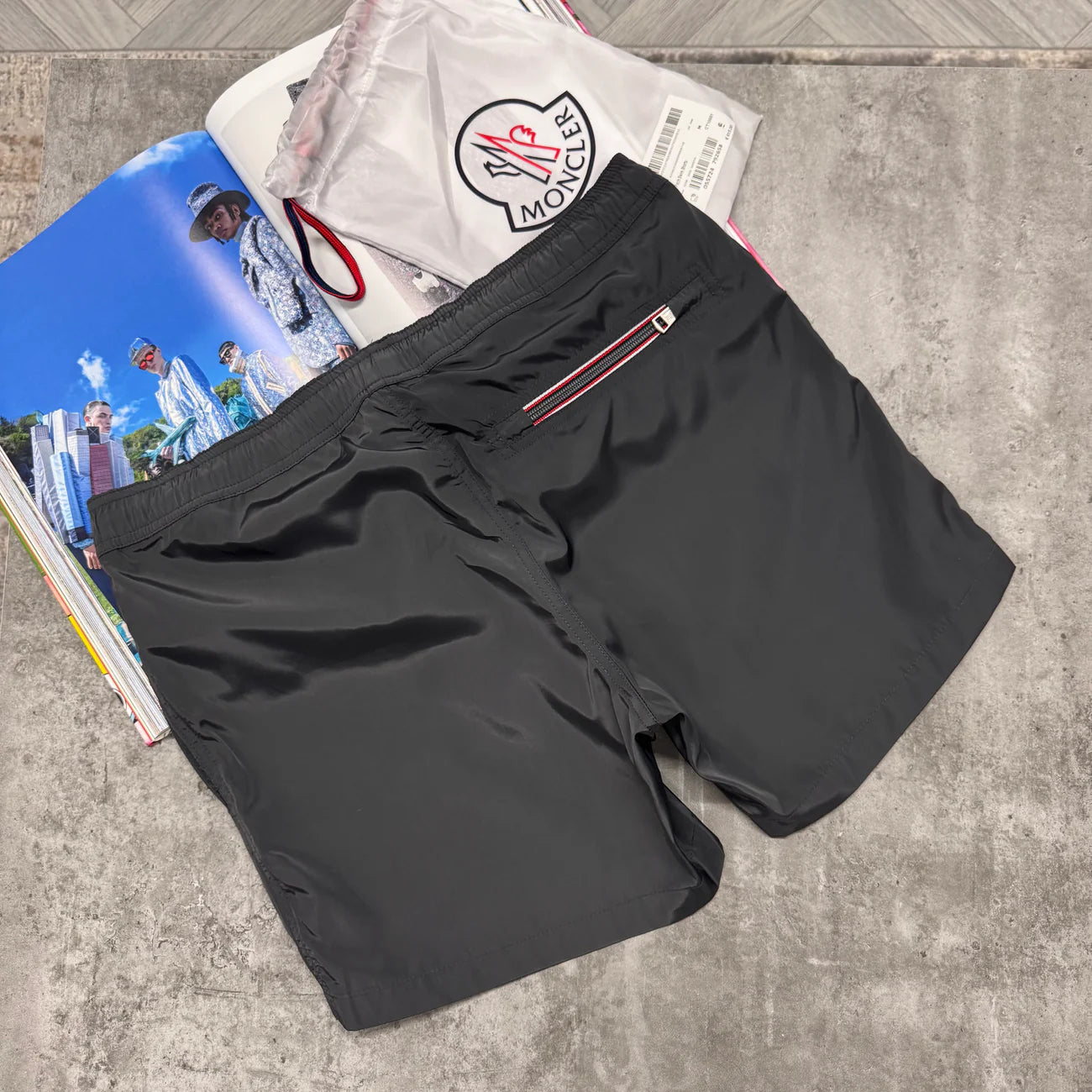 MNCLR BAGGED SWIMS - ANTHRACITE