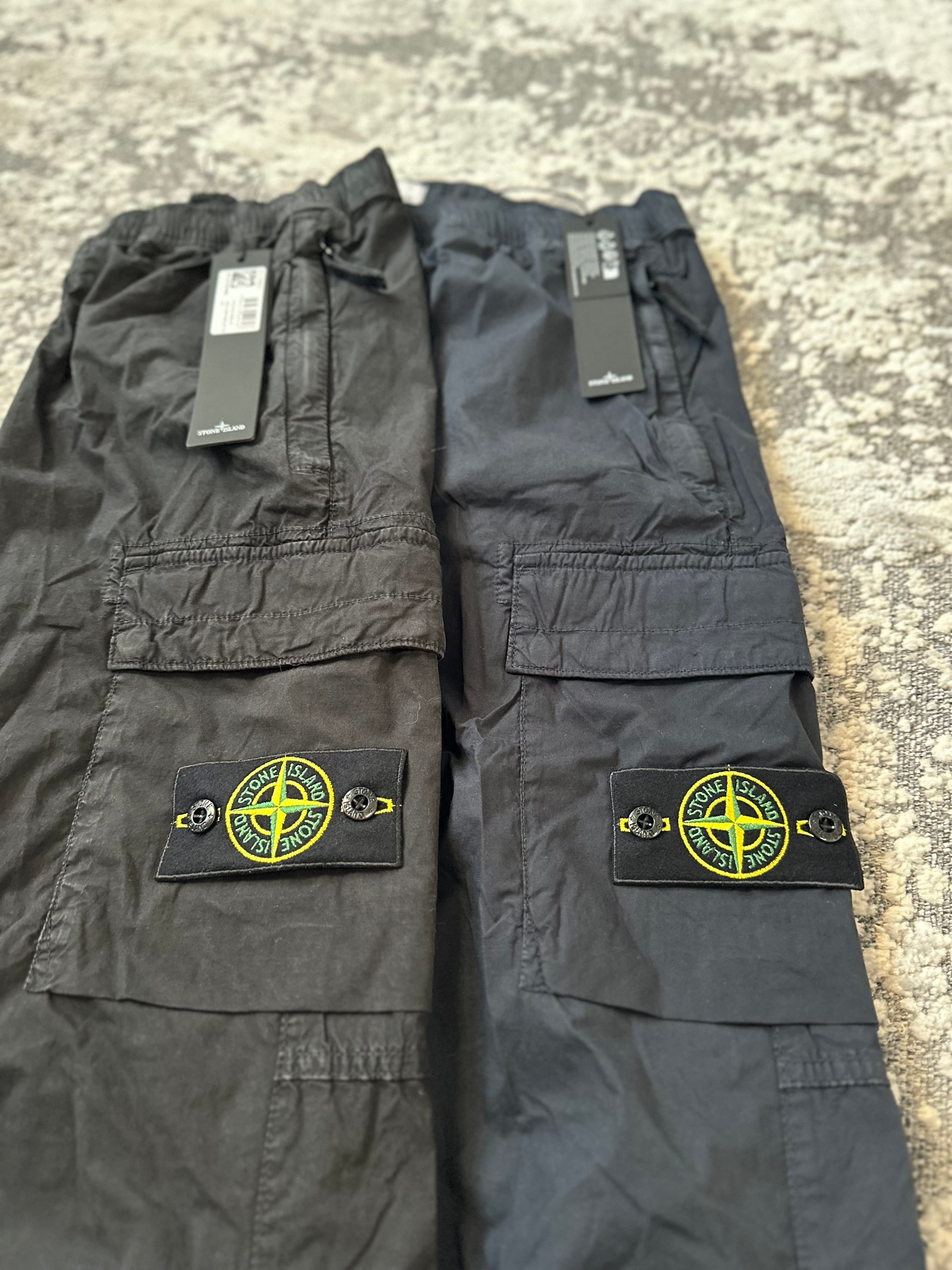 SI PARACADUTE CARGO PANTS - BLACK
