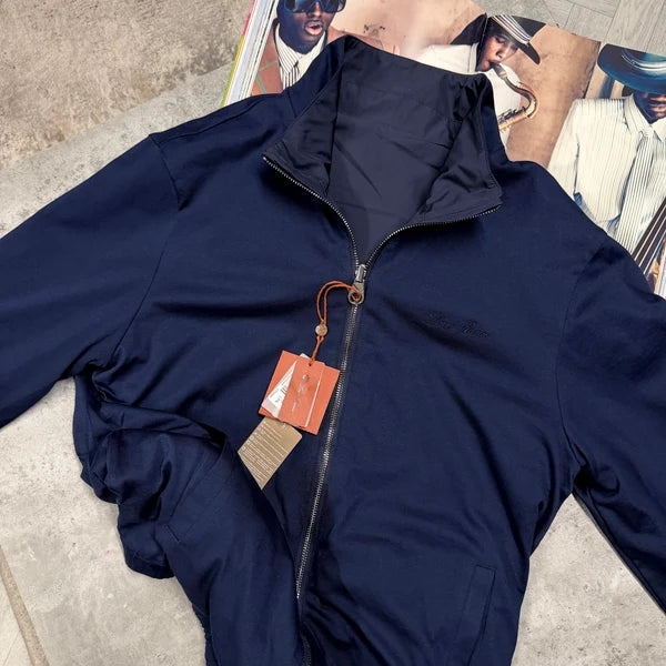 LORO REVERSIBLE JACKET - NAVY