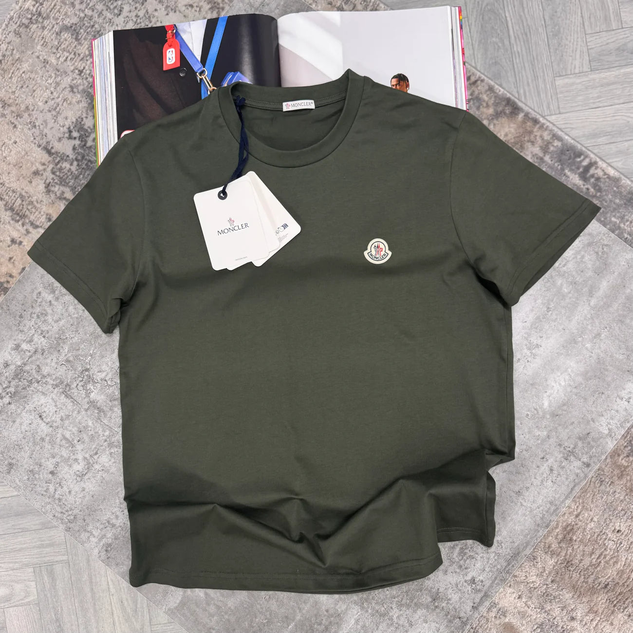 MNCLR LOGO TSHIRT - KHAKI
