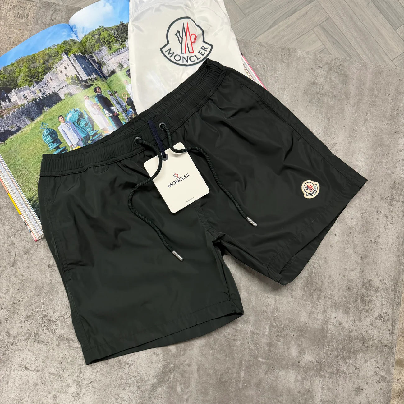 MNCLR BAGGED SWIMS - FOREST GREEN
