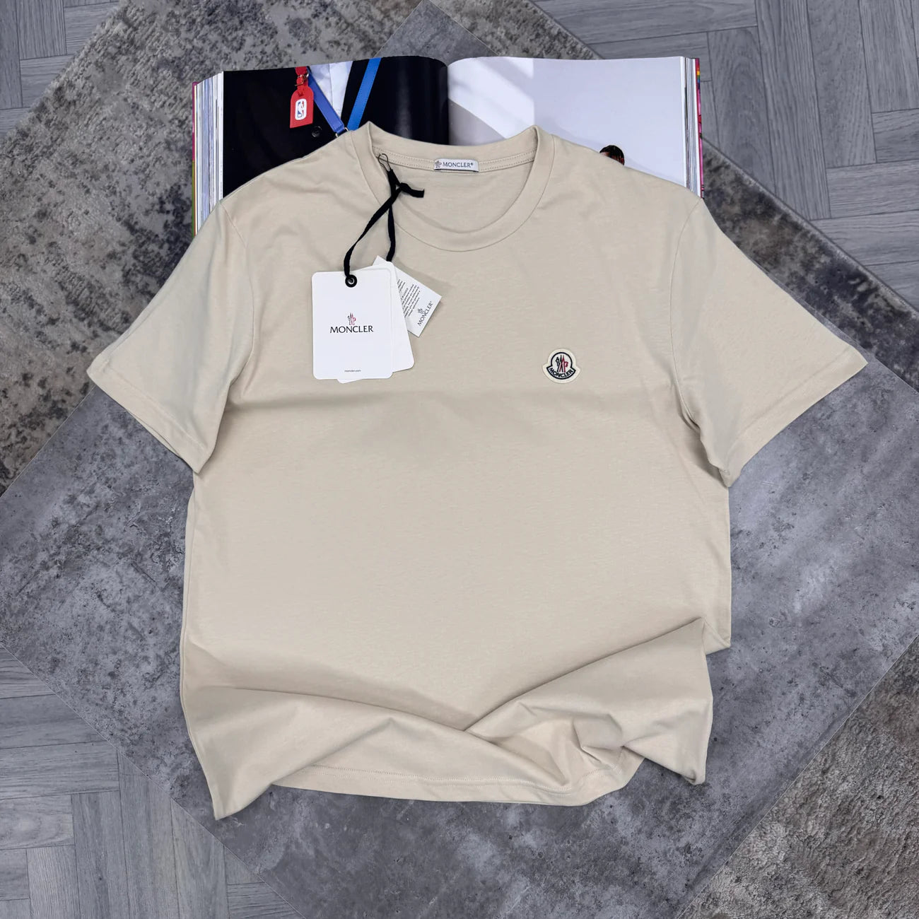 MNCLR LOGO TSHIRT - BEIGE