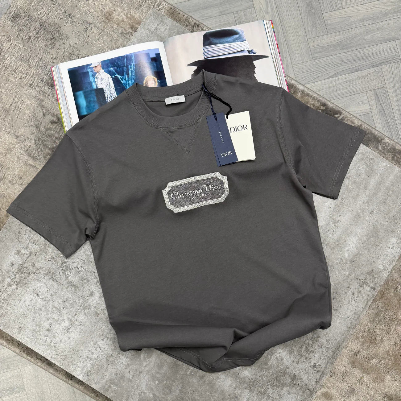 CD COTURE TSHIRT - CHARCOAL