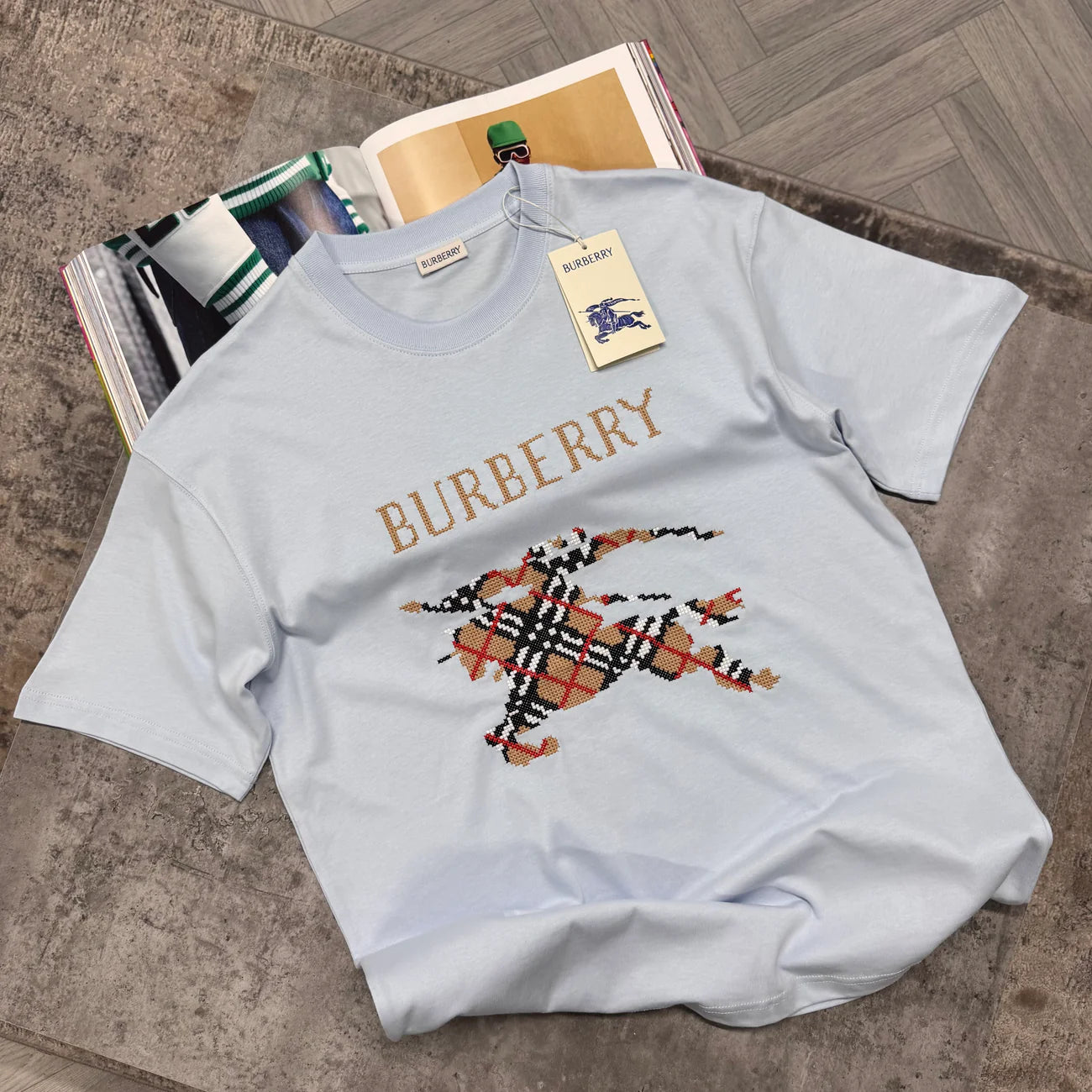 BBR PATCH LOGO TSHIRT - SKY BLUE