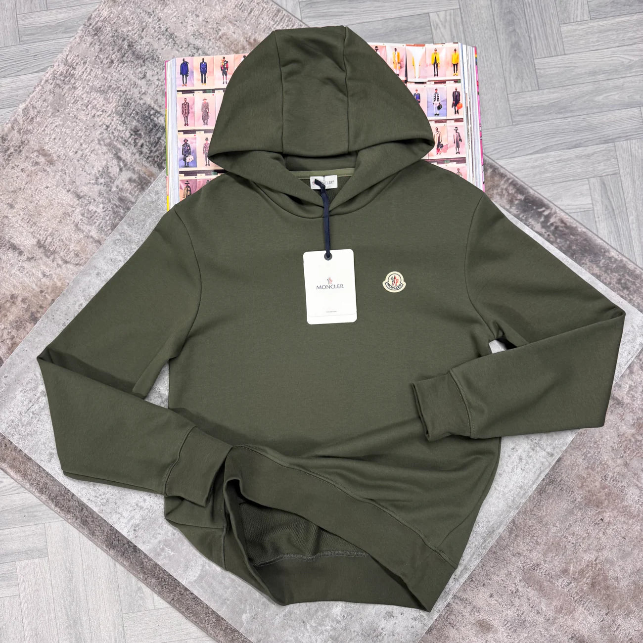 MNCLR LOGO HOODIE - KHAKI