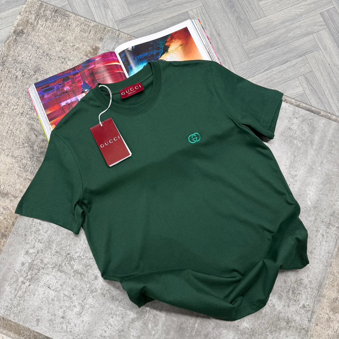 GCI SMALL LOGO TSHIRT - GREEN
