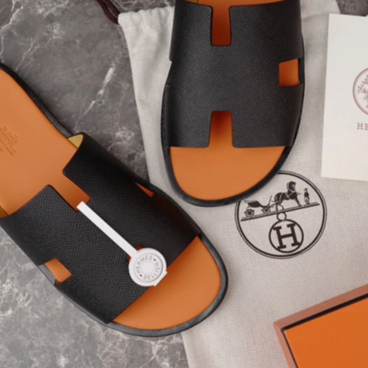 (PRE ORDER) H SLIDES - BLACK / ORANGE