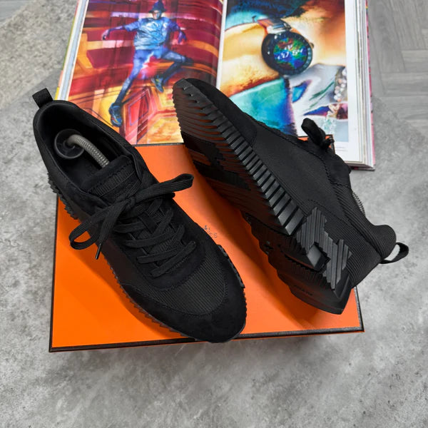 H BOUNCING TRAINERS - BLACK