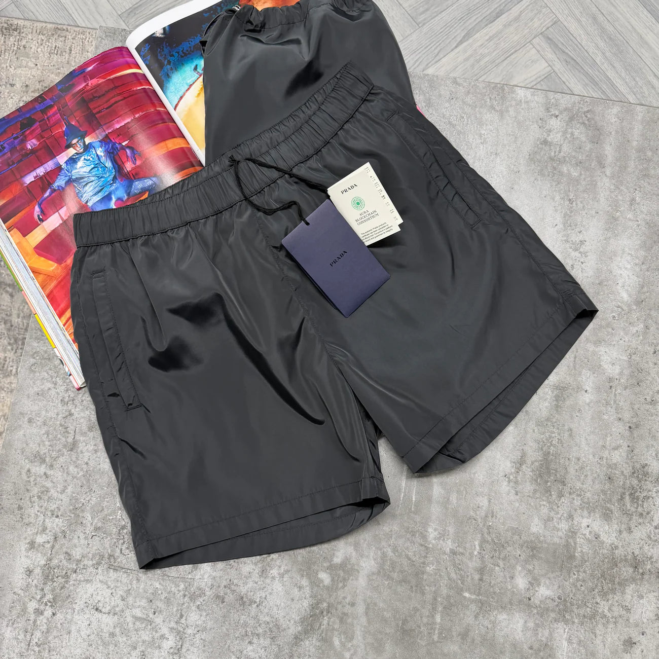 PDA SWIM SHORTS - ANTHRACITE