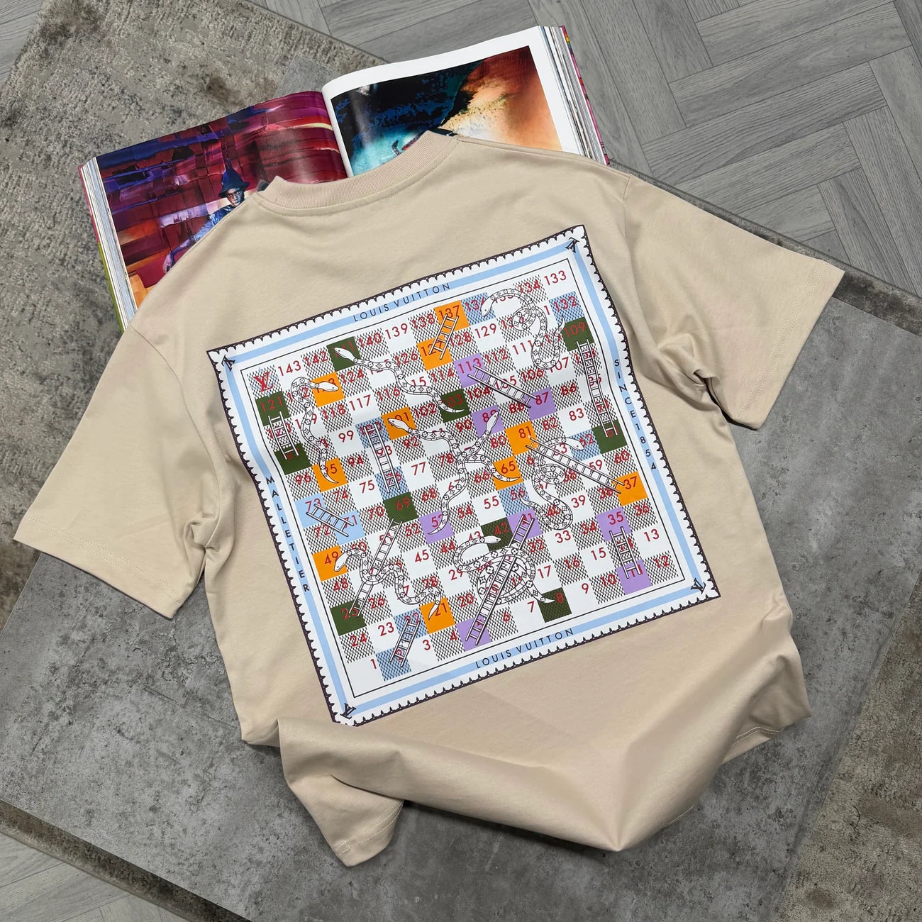 LVE PRINTED TSHIRT - BEIGE