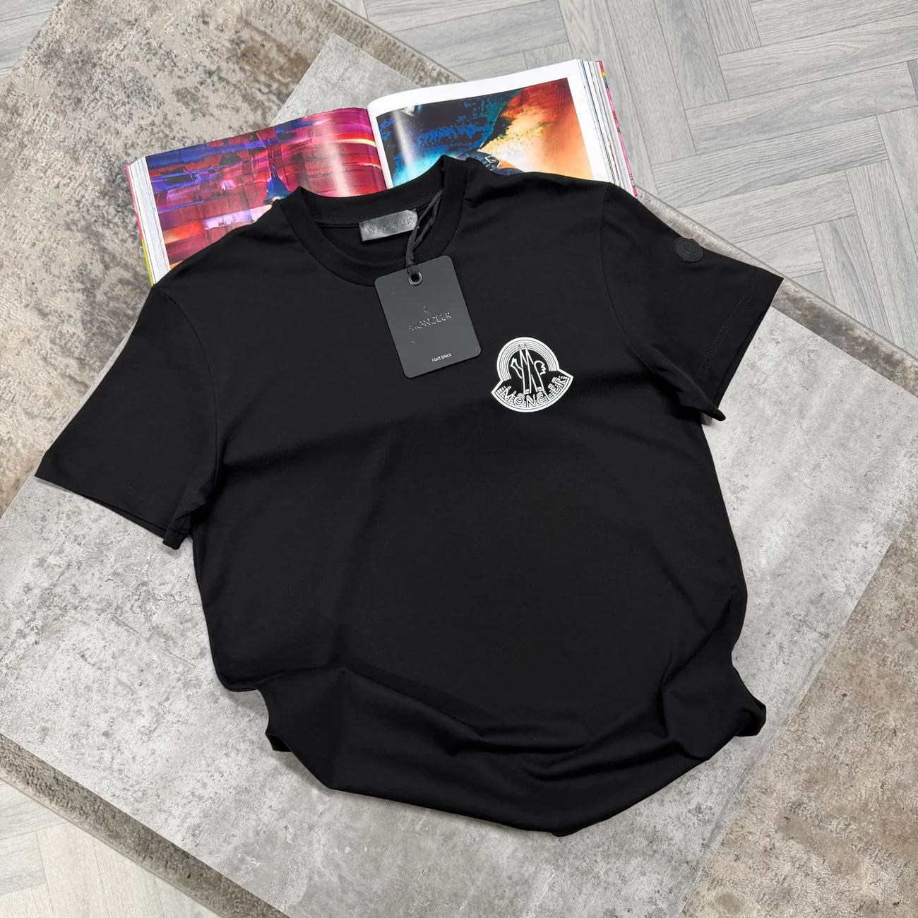 MNCLR COTTON TSHIRT - BLACK