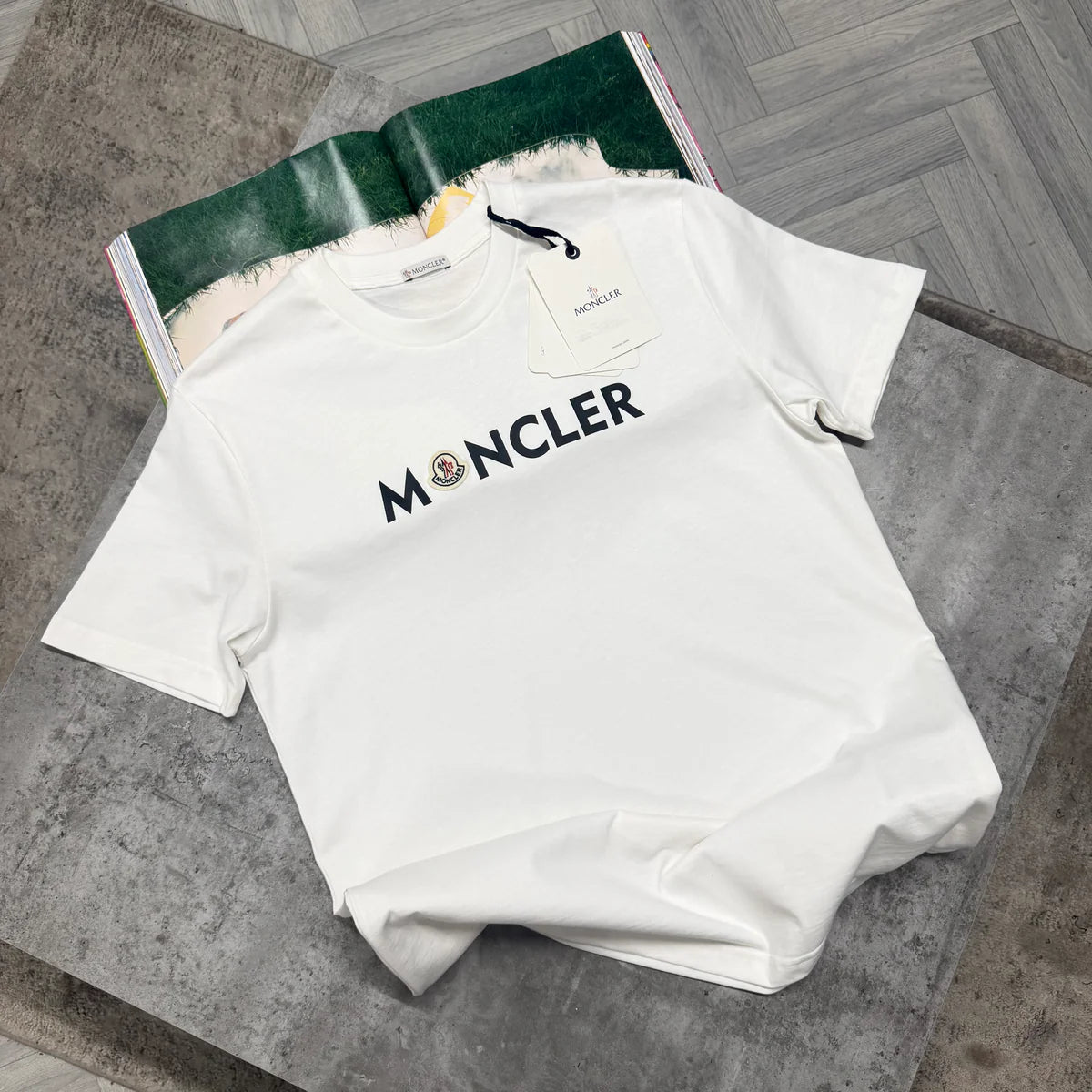 MNCLR LOGO T SHIRT - WHITE