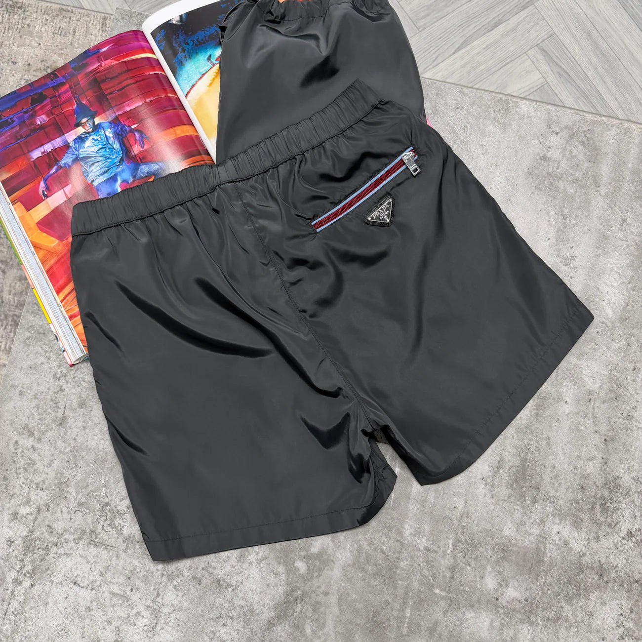 PDA SWIM SHORTS - ANTHRACITE