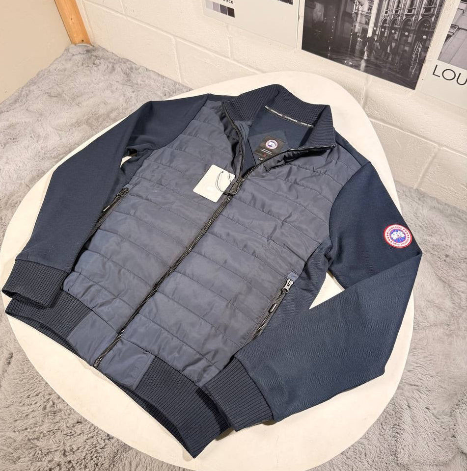 CG HYBRIDGE KNIT JACKET - NAVY BLUE