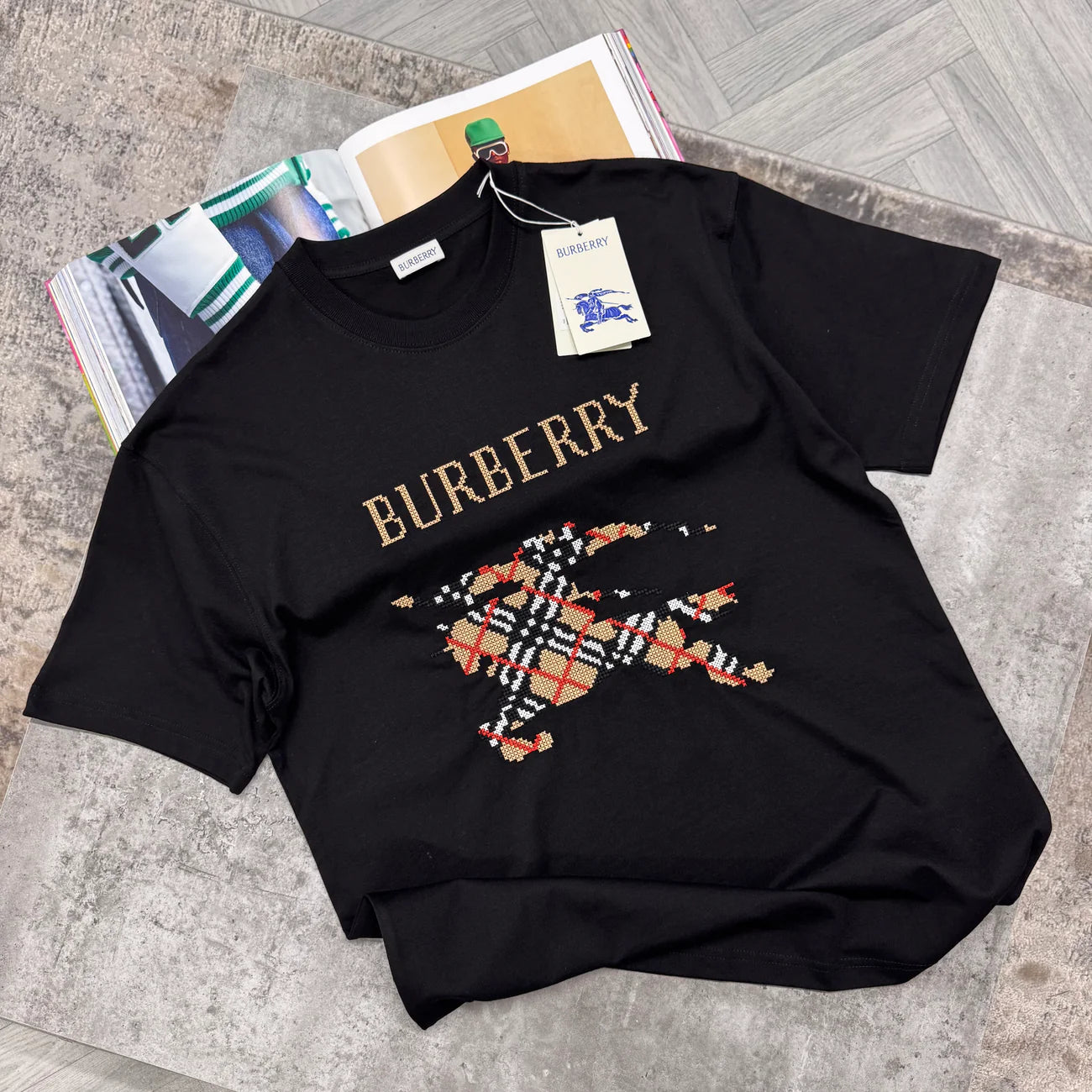 BBR PATCH LOGO TSHIRT - BLACK