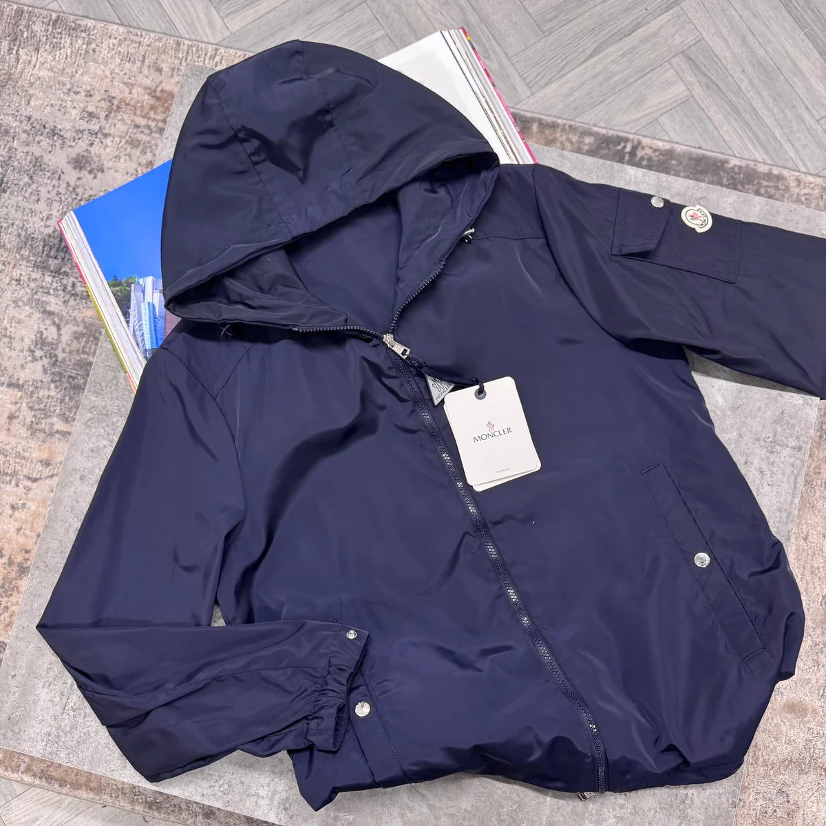 MNCLR ETIACHE HOODED JACKET - NAVY