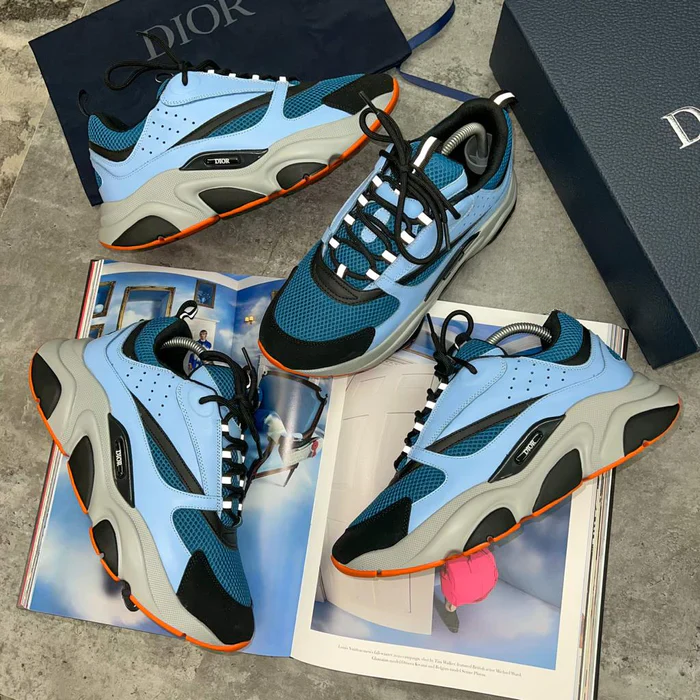 (PRE ORDER) B22 TRAINER - BLUE / ORANGE