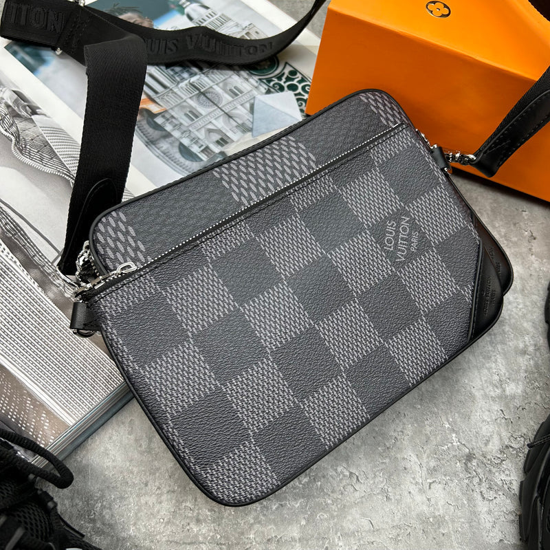 LVE DAMIER BAG - BLACK